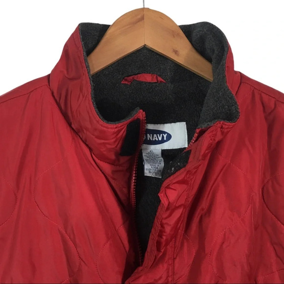 B5 Mens Vintage Old Navy Quilted Full Zip Puffer Jacket Vest XL - Picture 3 of 5